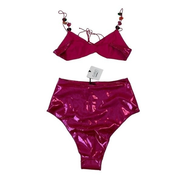 Oseree X Dan Les Rues "CONFESSIONS OF A HEARTBREAKER" Lux Bra High Waisted Set - Picture 9 of 10